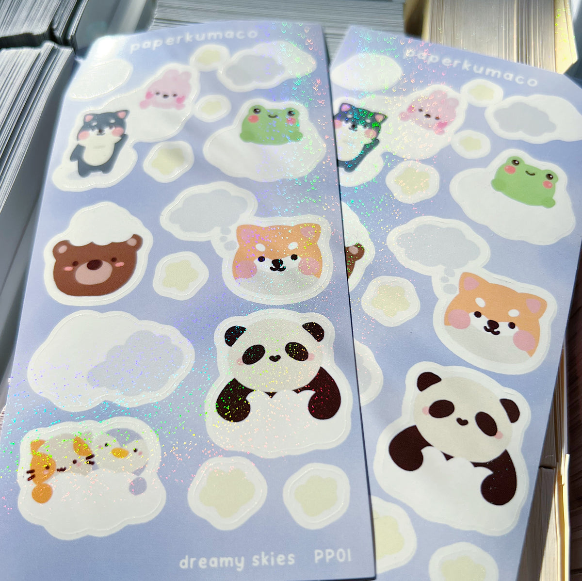 Dreamy Skies Shimmer Sticker Sheet