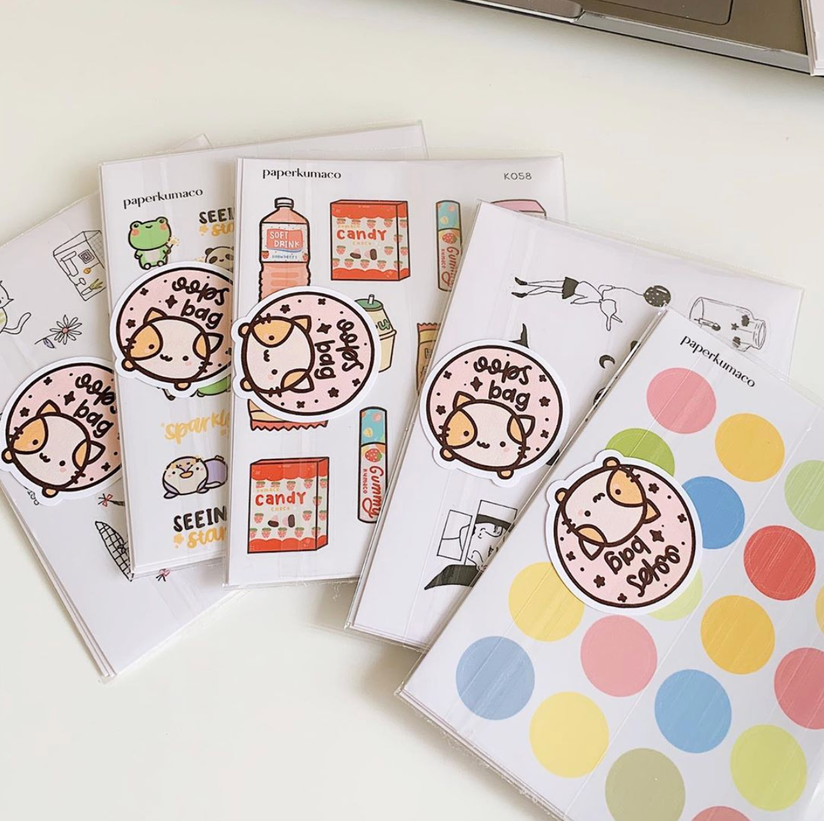 OOPS Stickers Grab Bag (5 sheets)