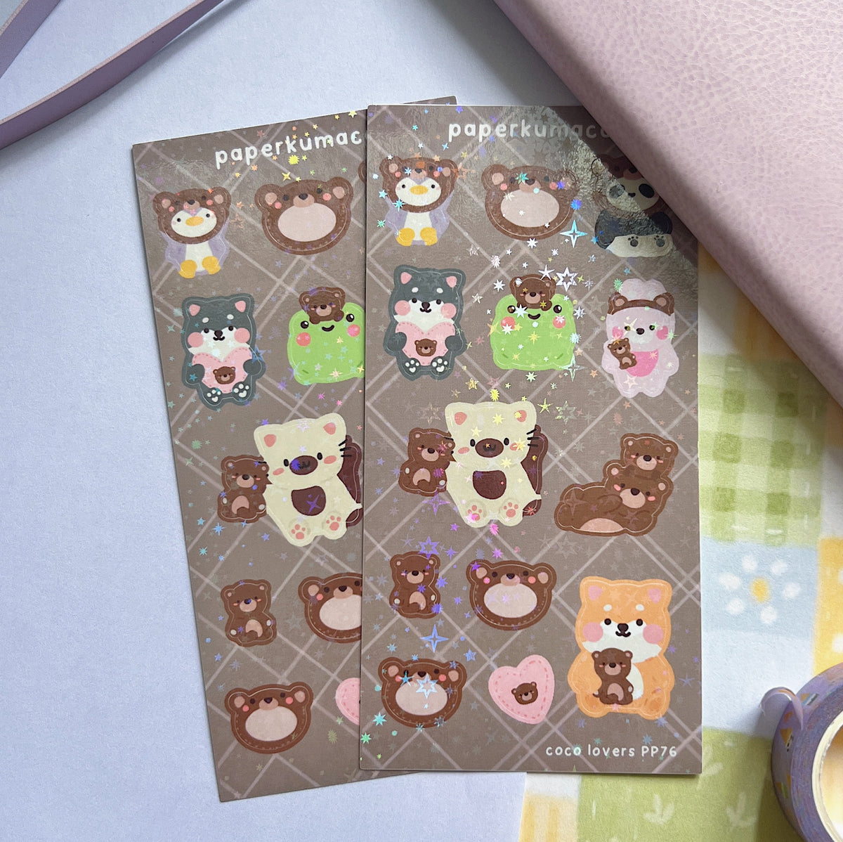 Coco Lovers Shimmer Sticker Sheet