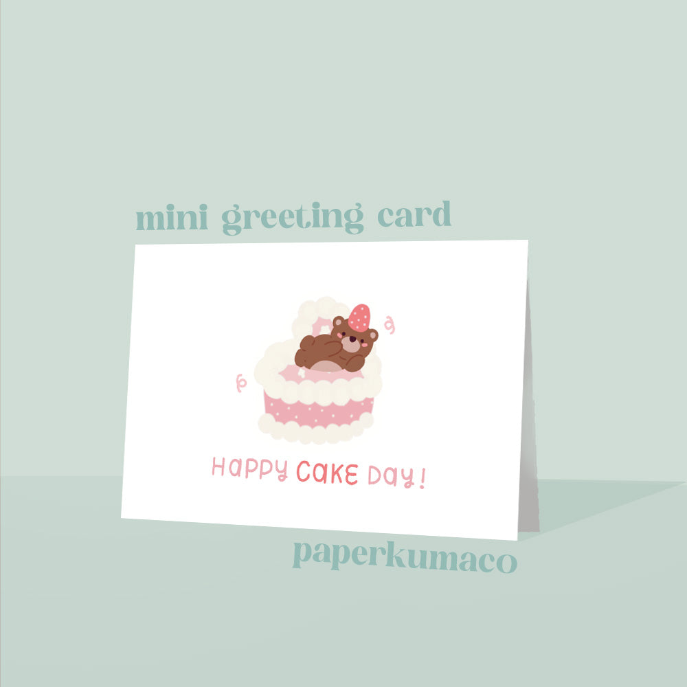 happy cake day greeting card