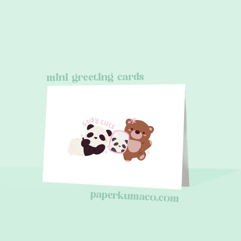stay cute greeting card