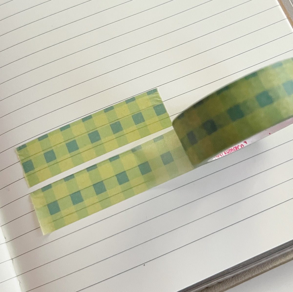 Pistacchio Gingham Washi Tape