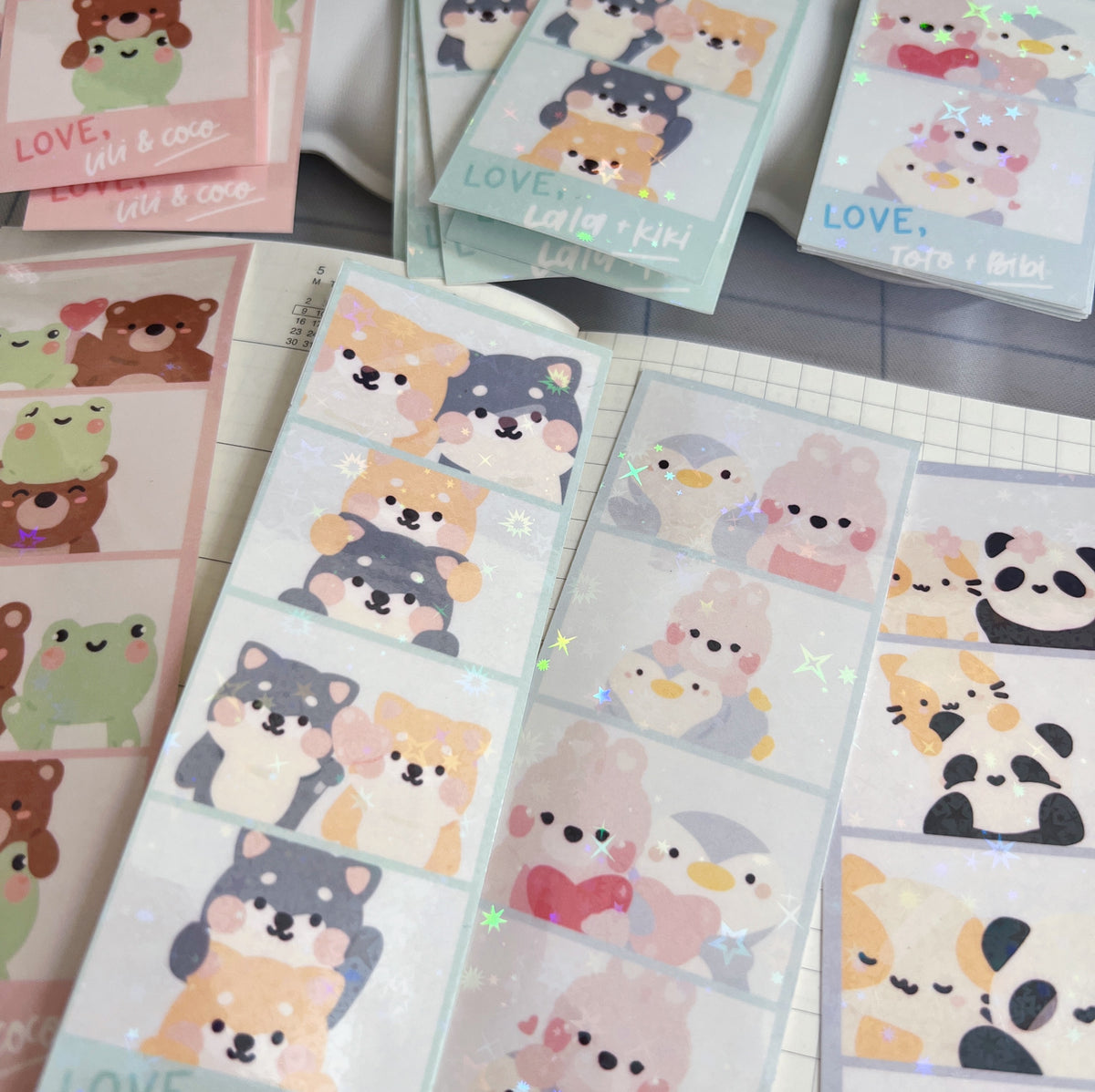 PKCSQUAD Photobooth Sticker Flake (4)