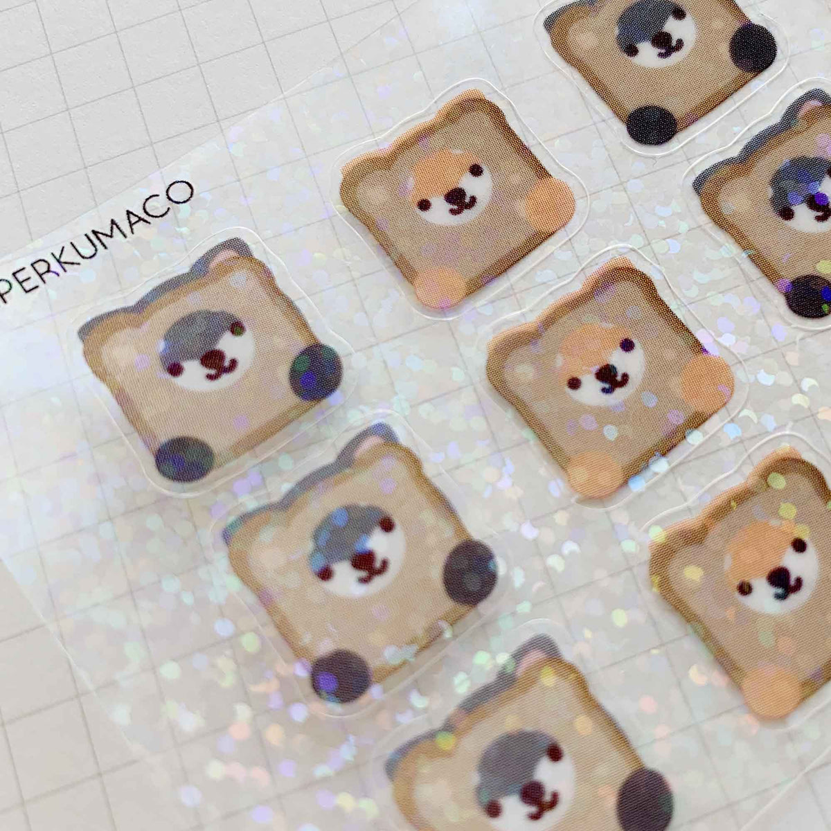 Toasty Doggos Holo Sticker Sheet