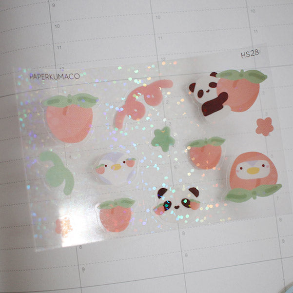 Peachy Fruit Sticker Sheet