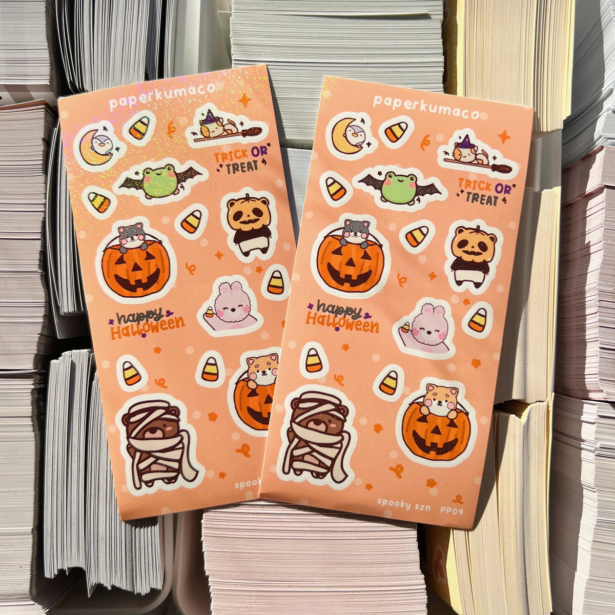 Spooky Szn Shimmer Sticker Sheet