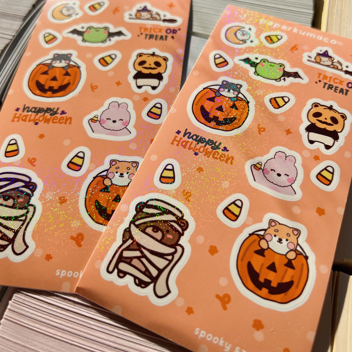 Spooky Szn Shimmer Sticker Sheet