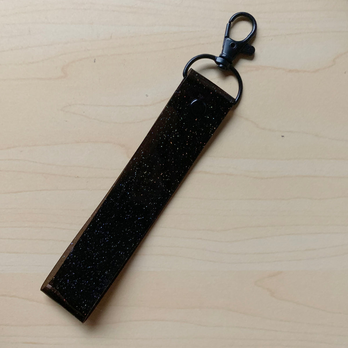 Mini Black Jelly Lanyard