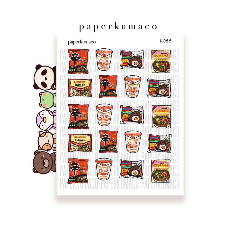 Kawaii Ramen Food Stickers