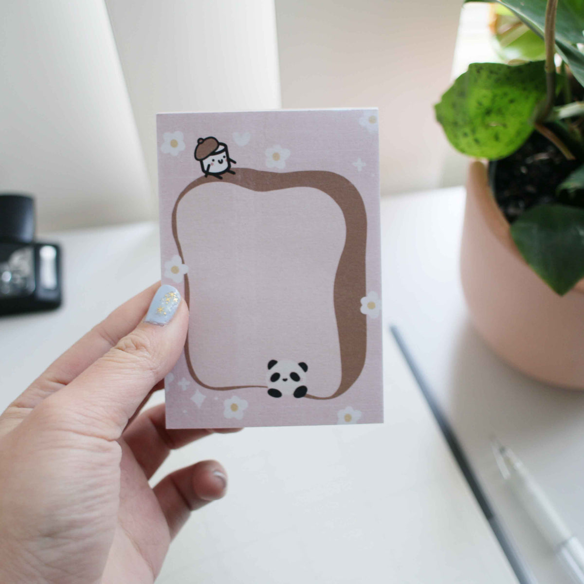 Boba and Maru Bread Memo Pad (Collab with Paper And Milk)