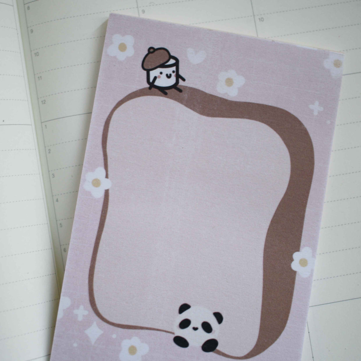 Boba and Maru Bread Memo Pad (Collab with Paper And Milk)