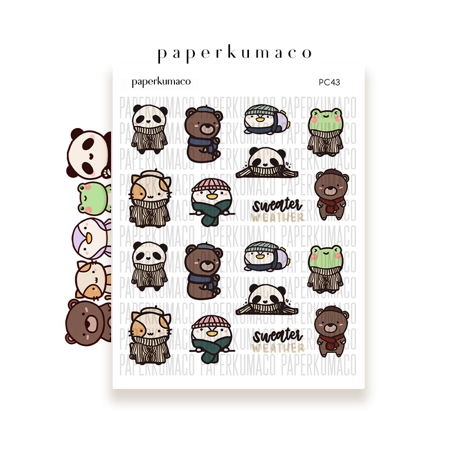 Kawaii Foods Vol. 3 Stickers - paperkumaco