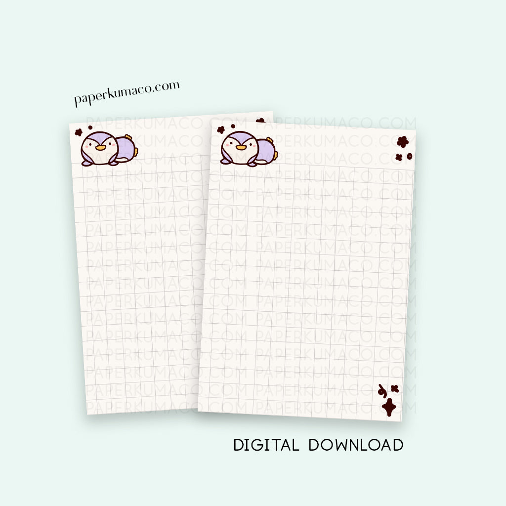 Toto Grid Paper - Digital Download