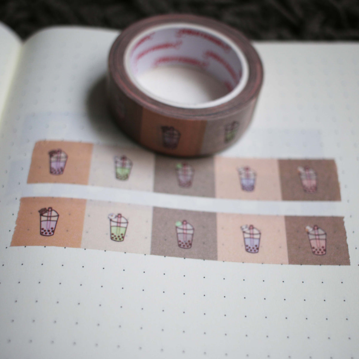 Boba Squad Color Block Washi Tape