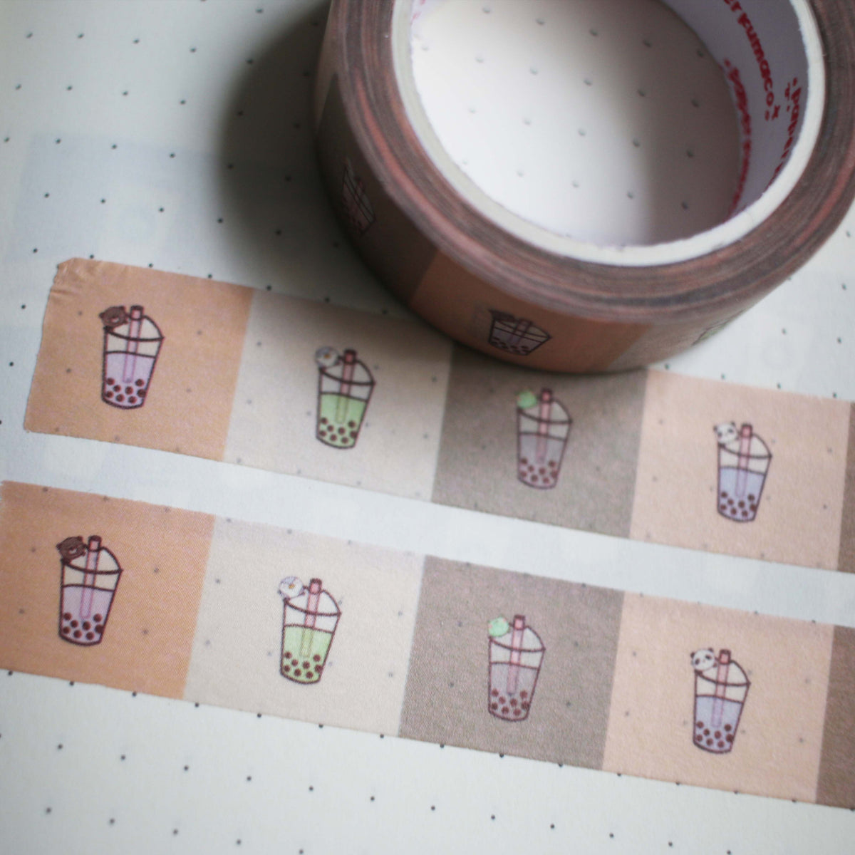 Boba Squad Color Block Washi Tape