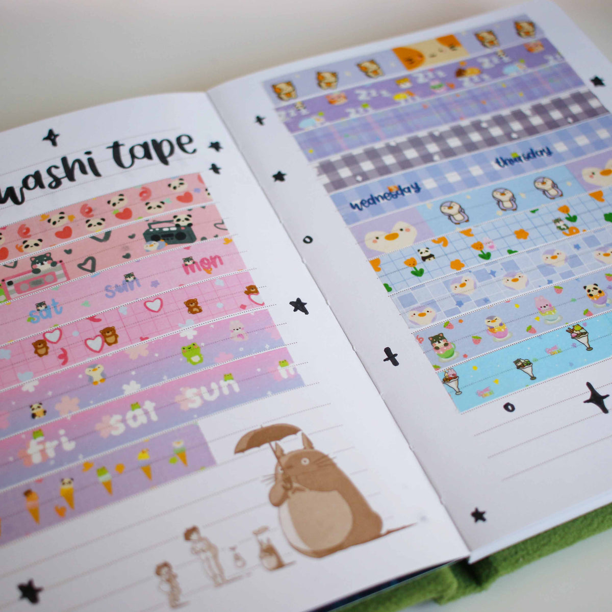 Kiki Days of the Week Pink Washi Tape