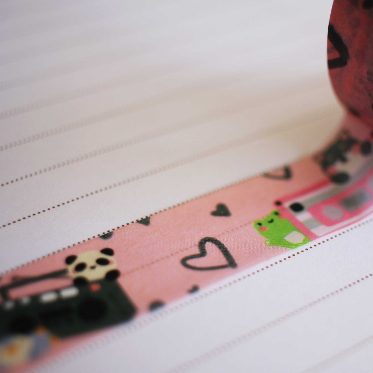 Pink Stereo Music Squad Washi Tape
