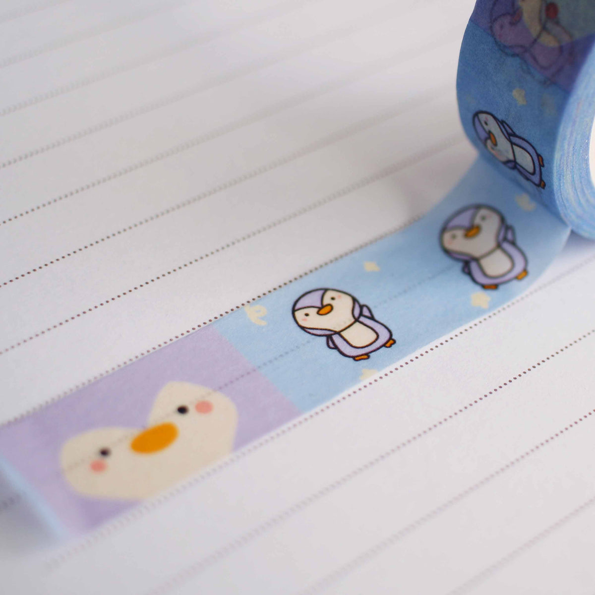 Toto Basic Blue Washi Tape - paperkumaco