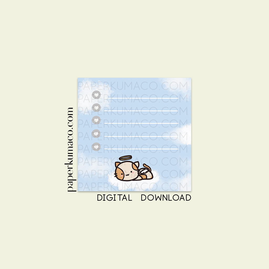 Momo Cloud Memo - Digital Download